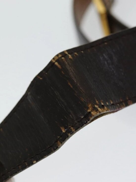 HERMES Constance Belt Leather 35.4"" Dark Brown Auth am5720 - Picture 15 of 15